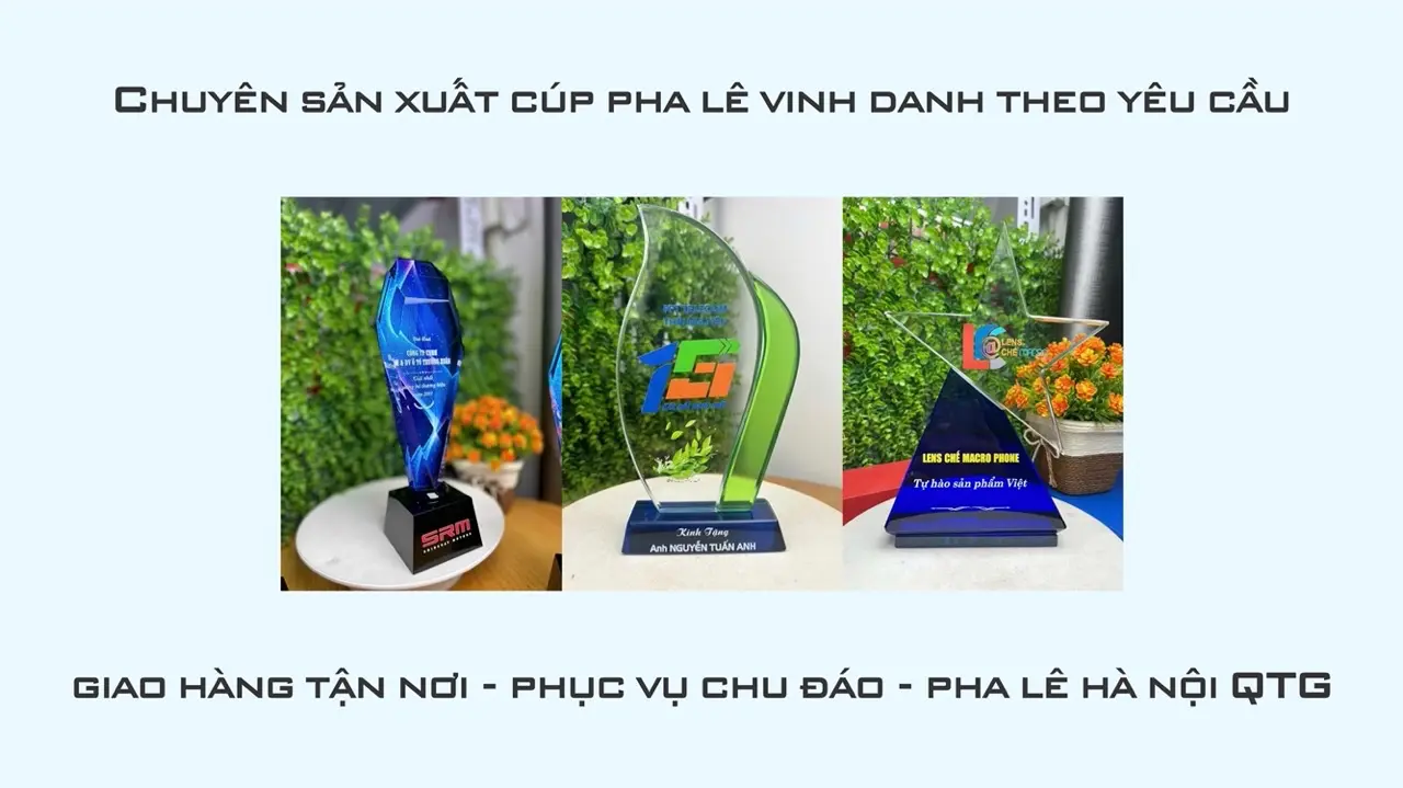 Địa Chỉ Làm Cúp Vinh Danh Uy Tín
