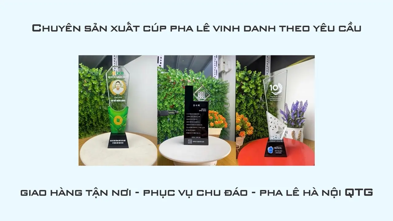 Địa Chỉ Làm Cúp Vinh Danh Uy Tín