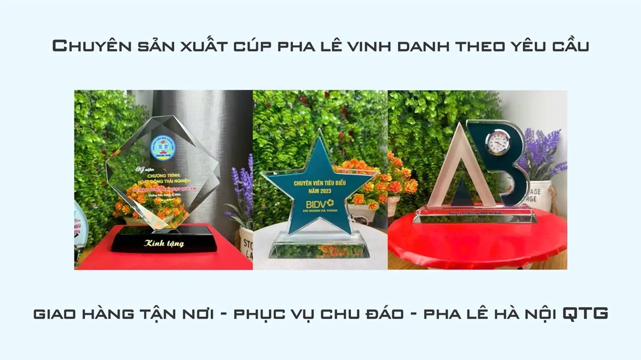 Địa Chỉ Làm Cúp Vinh Danh Uy Tín