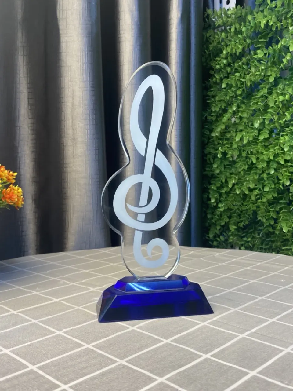 Cúp pha lê nốt nhạc mã 188